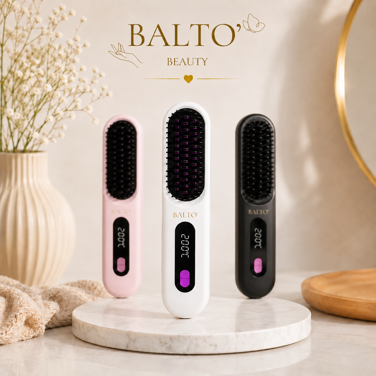 SilkBrush - Spazzola lisciante in Ceramica con Temperatura regolabile