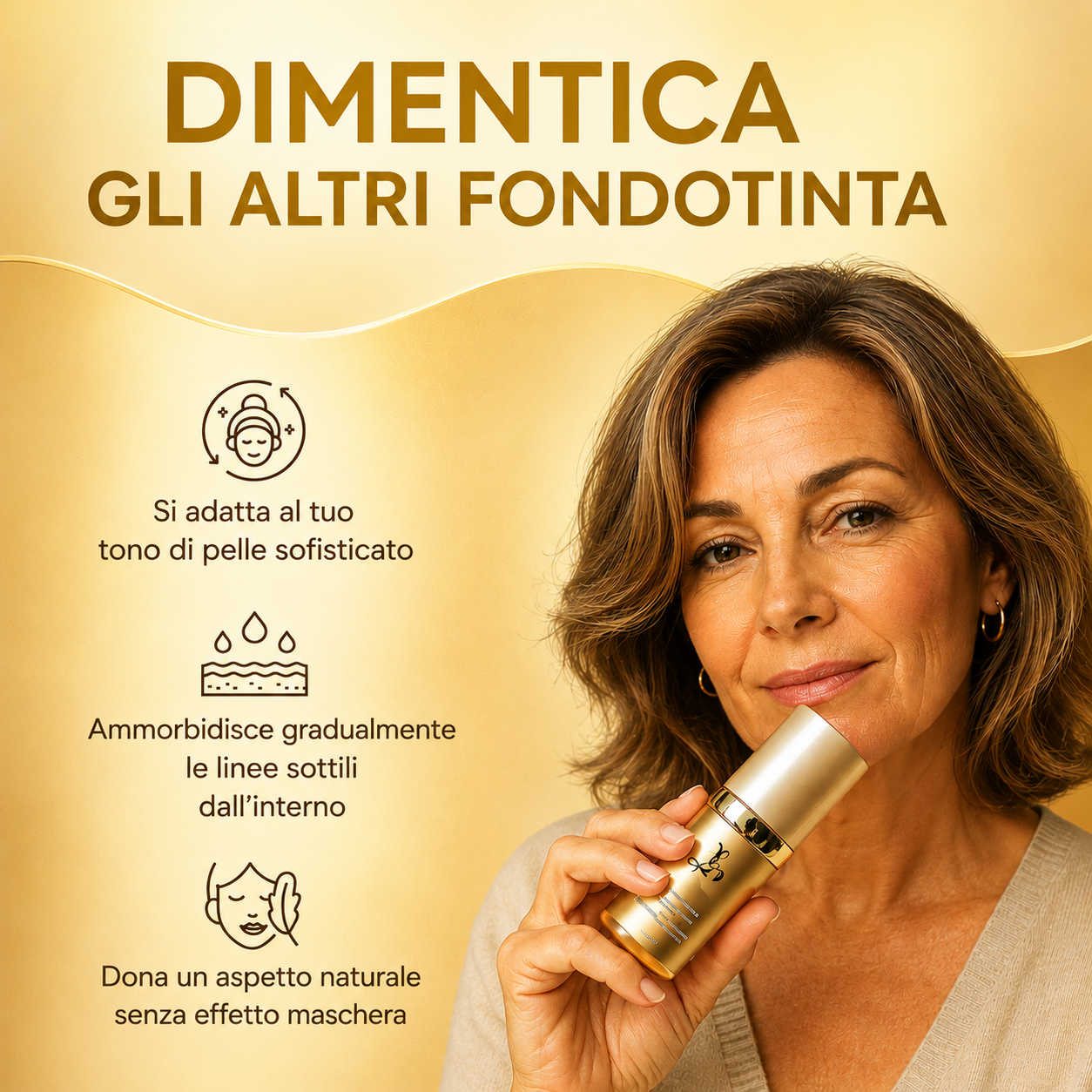 NudeFusion-  Fondotinta Adattivo 4 in 1 con SPF50+